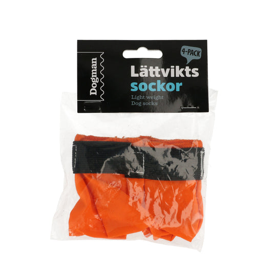 Lättviktssocka till hund 4p Orange