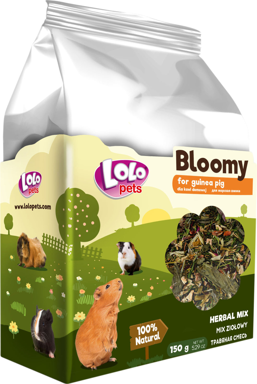 Bloomy rtblandning fr marsvin