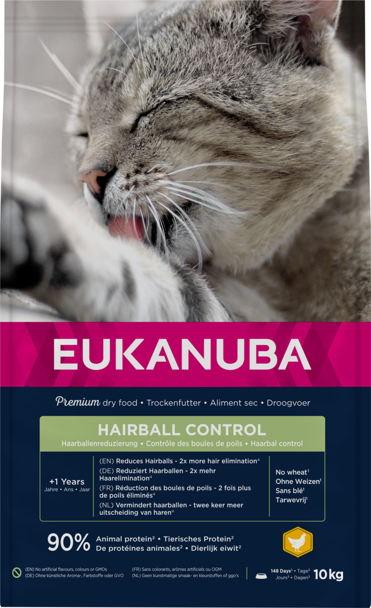 Euk Cat Hairball Control 10kg