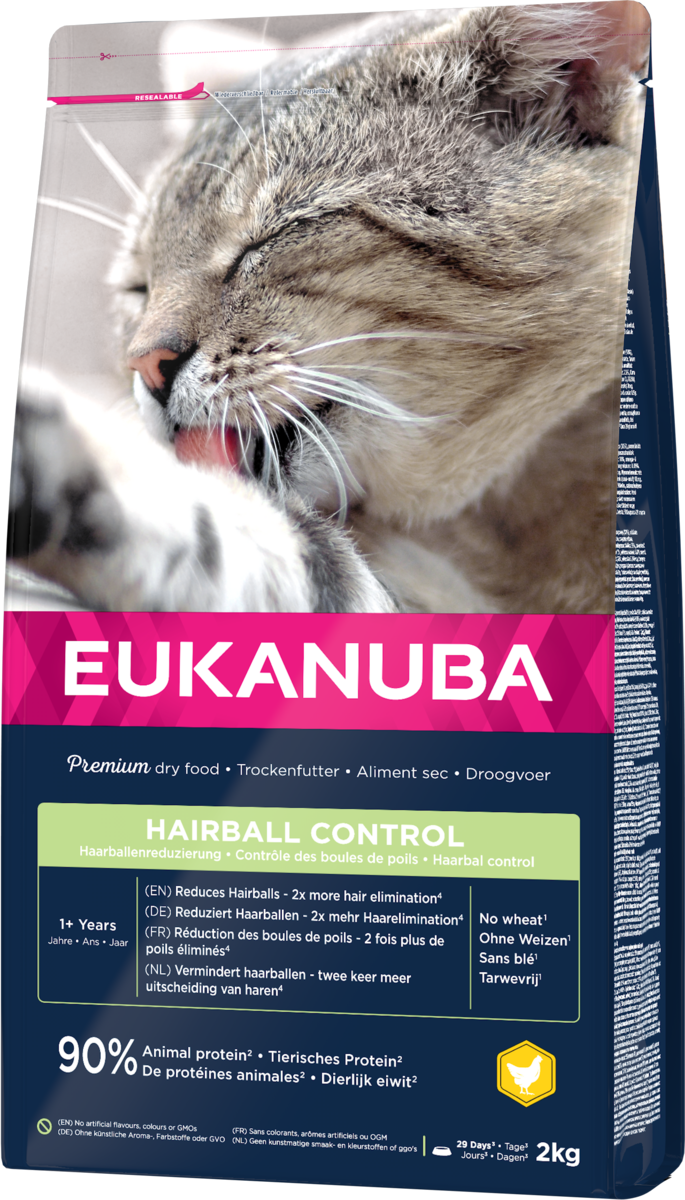 Euk Cat Hairball Control 2kg