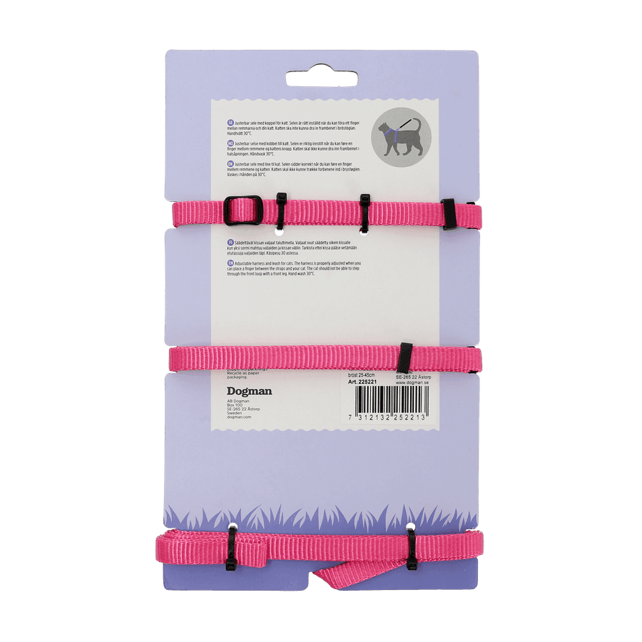 Kattsele-set Findus Rosa 10mm