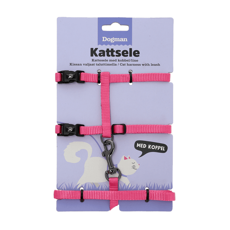 Kattsele-set Findus Rosa 10mm