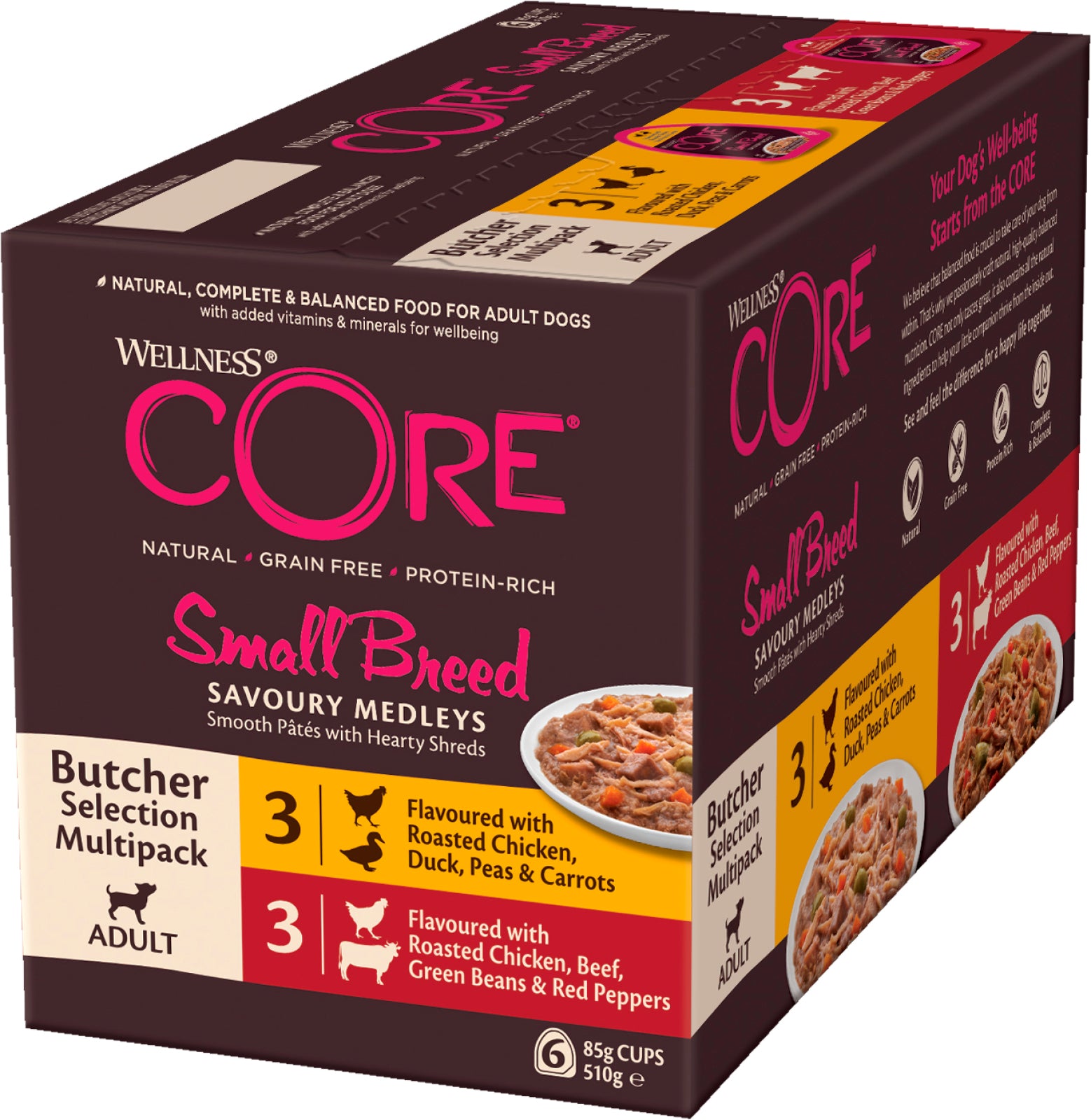 CORE Savoury Medleys Small breed, flerpack Butcher