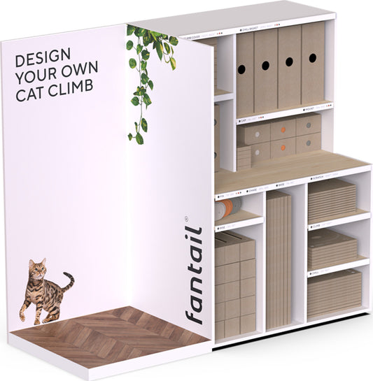 Fantail Cat Climber Furniture filled