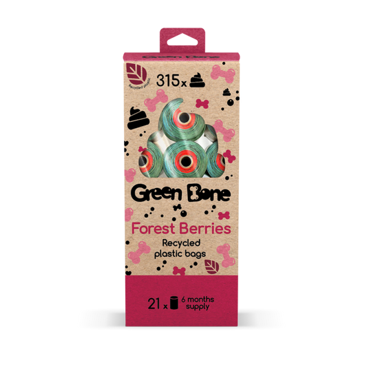 Bajspsar Green Bone Refill Stor Forest 21-pack