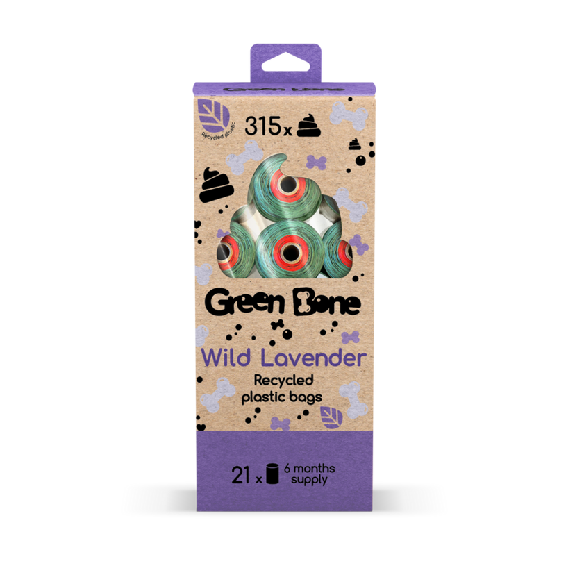 Bajspsar Green Bone Refill Stor Lav 21-pack