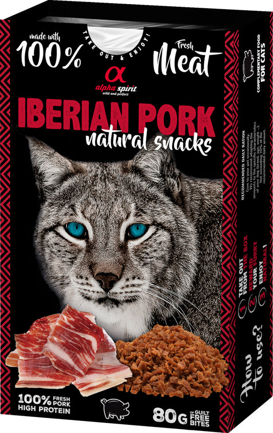Alpha Spirit Cat Naturals  Iberian pork godis (skinka)