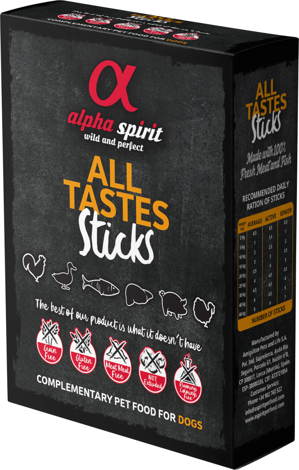 AlphaSpirit Sticks All tastes