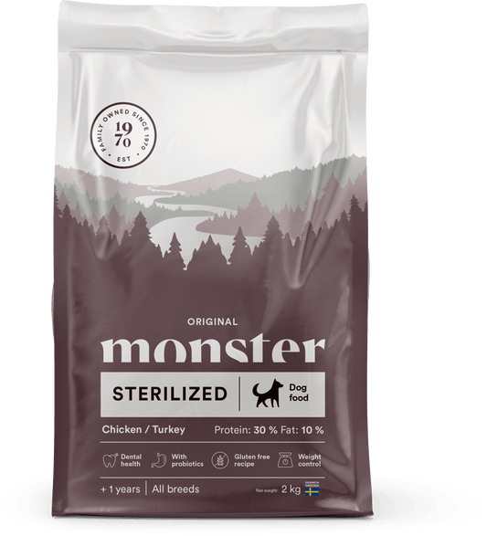 Monster Original Sterilized Chicken / Turkey