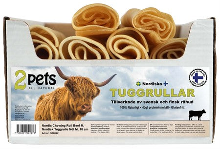 2pets Nordisk tuggrulle, nt M,18cm