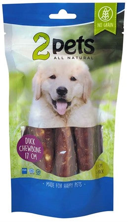 2pets Tuggrulle m ankfil 17cm 3-pack, 140gr