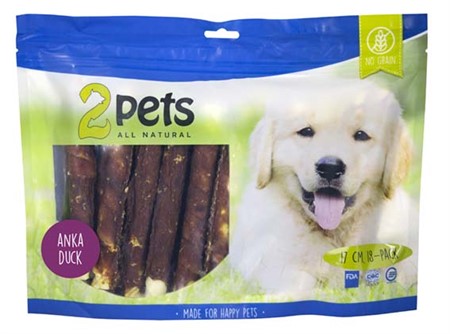 2pets Tuggrulle m ankfil 17cm 18-pack XL, 840g