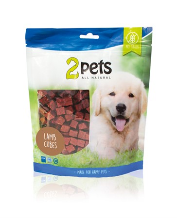 2pets Dogsnack Lamb Cube 400gr