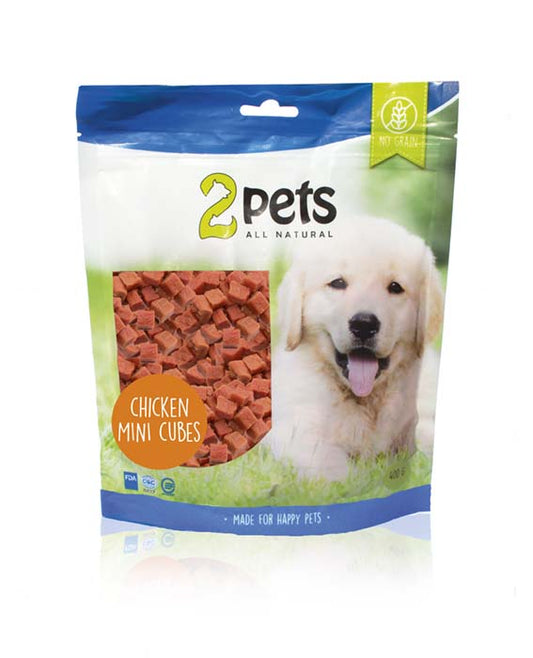 2pets Dogsnack Chicken MiniCubes,