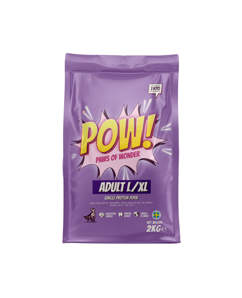 POW! Dog Adult L/XL Pork 2kg