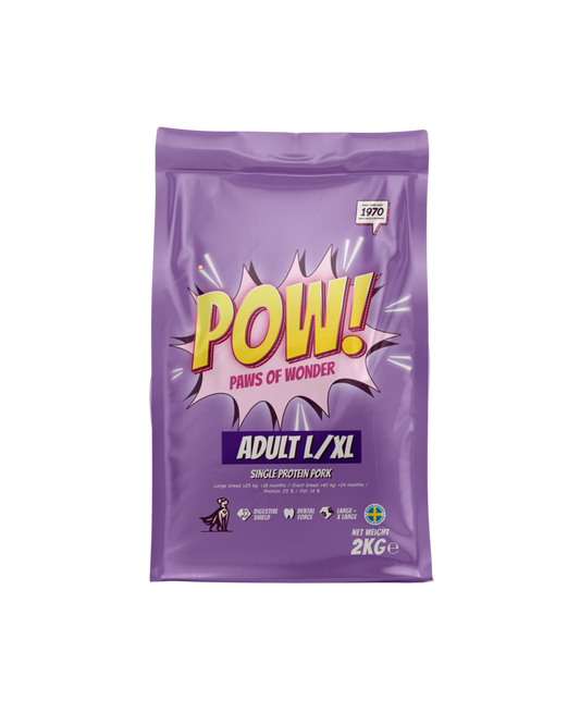 POW! Dog Adult L/XL Pork 2kg
