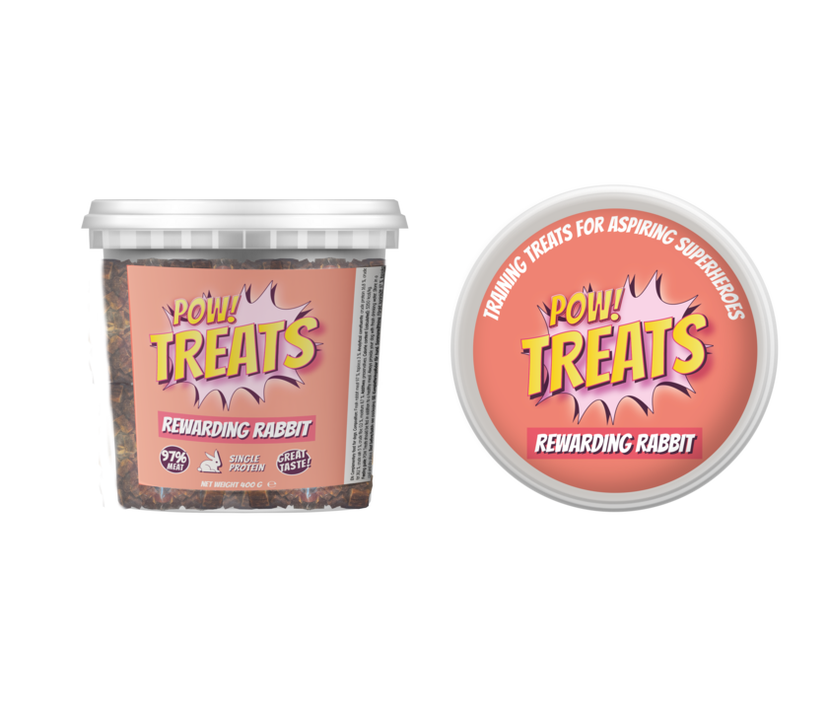 POW! Treats Rewarding Rabbit 400gr