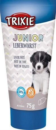 Junior leverpat i tub 75 g med grnlppad mussla