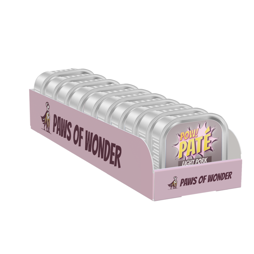 POW! Dog Adult Light Pork Pat 150gr