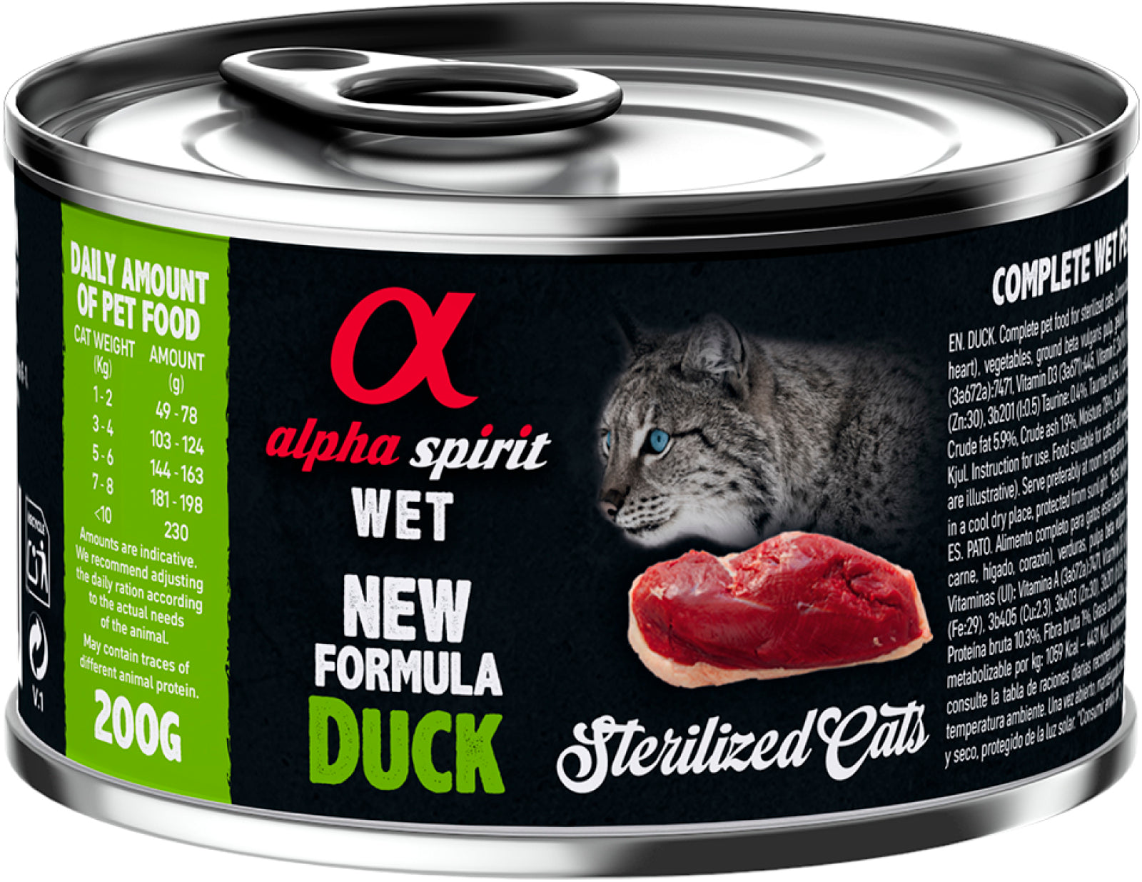 AlphaSpirit Cat Steriliserad Duck (anka)
