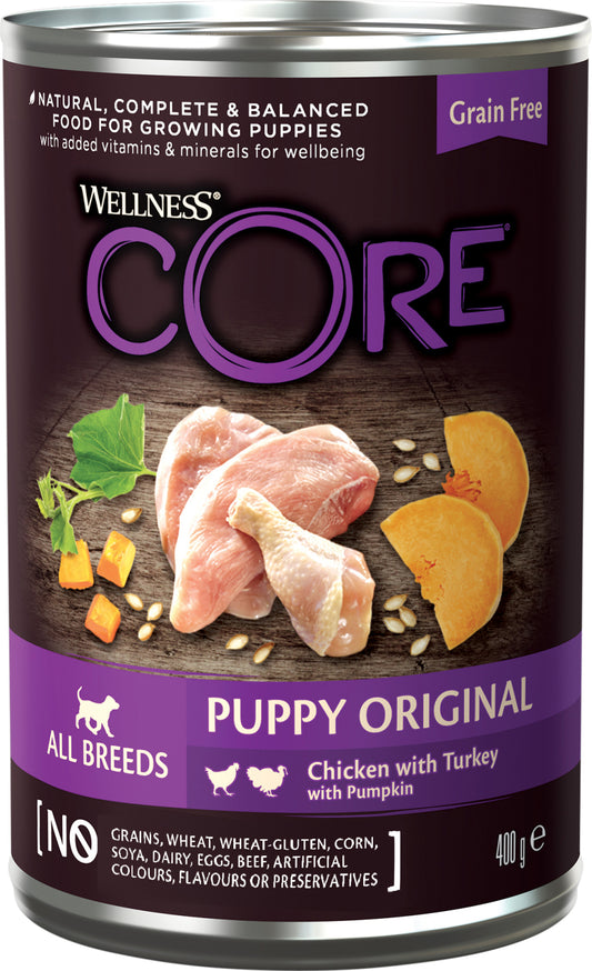 CORE Puppy Original, kyckling med kalkon och pumpa