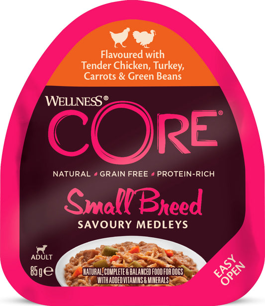 CORE Savoury Medleys Small breed, kyckling och kalkon