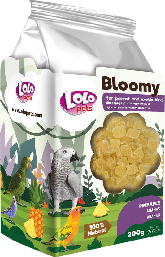 Bloomy Pineapple fr papegojor och exotiska fglar
