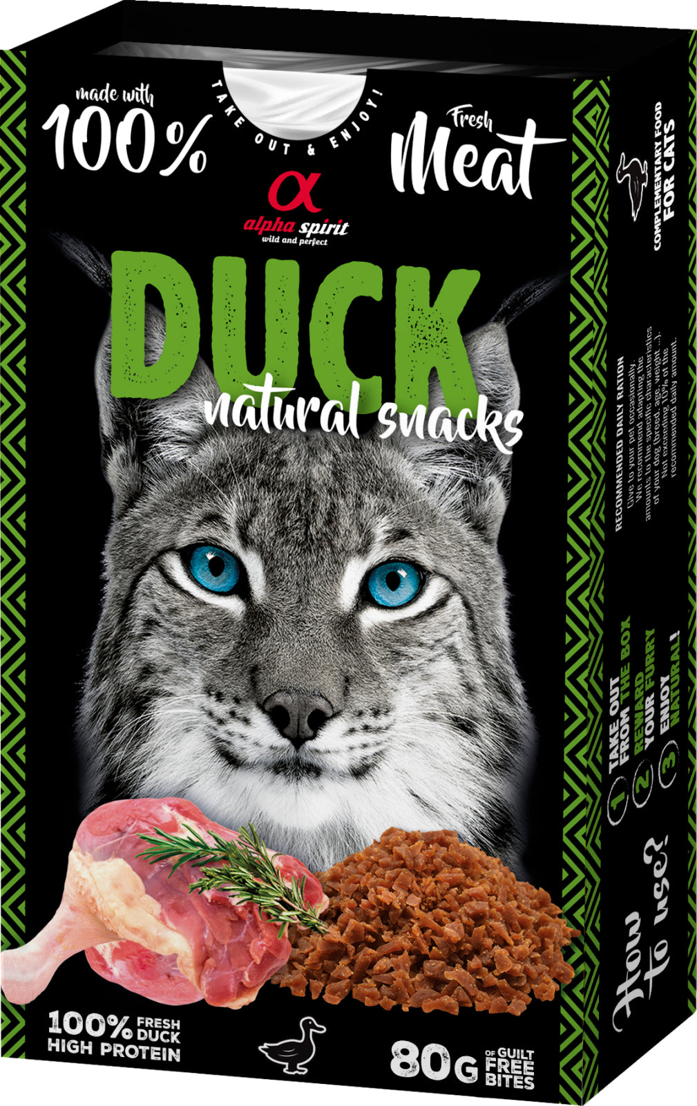 Alpha Spirit Cat Naturals Duck godis (anka)