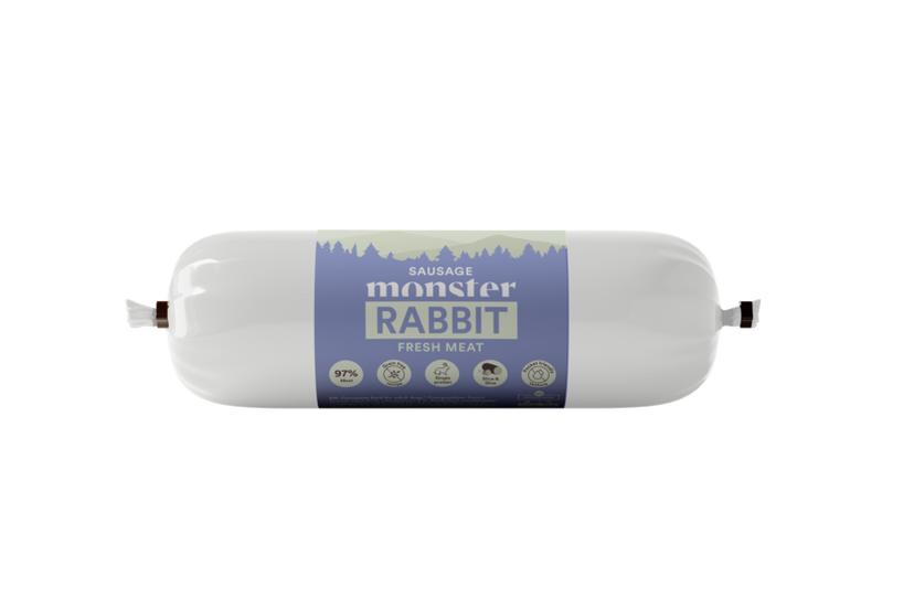 Monster Dog Sausage Rabbit 400gr
