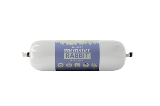 Monster Dog Sausage Rabbit 400gr