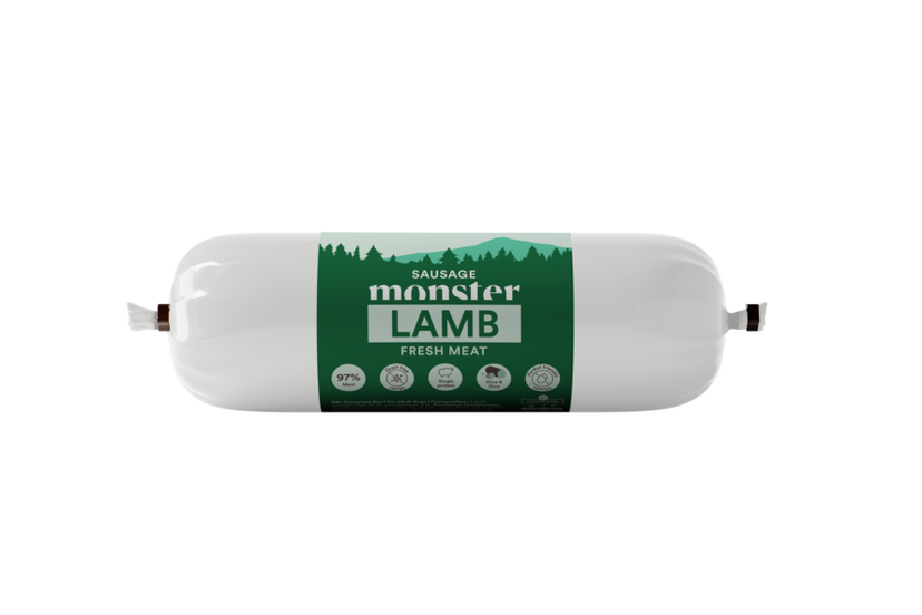 Monster Dog Sausage Lamb 400gr
