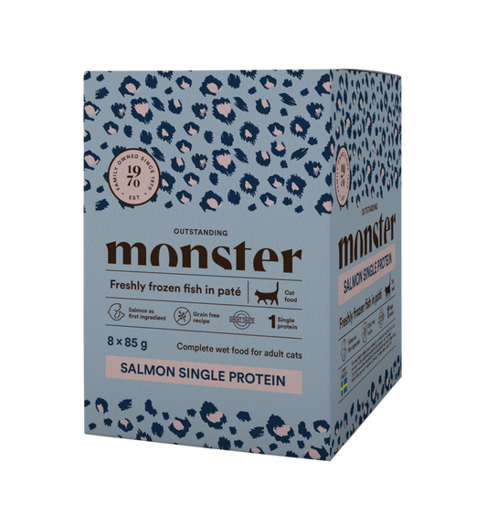 Monster Cat Pouches Salmon 85gr