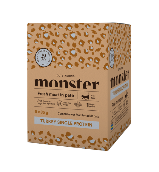 Monster Cat Pouches Turkey 85gr
