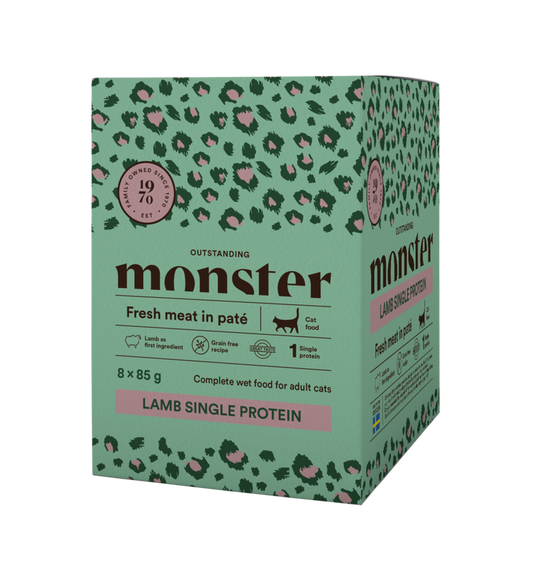 Monster Cat Pouches Lamb 85gr