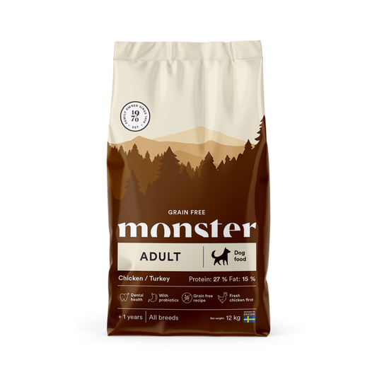 Monster Dog Adult GF Chicken/Turkey 12kg