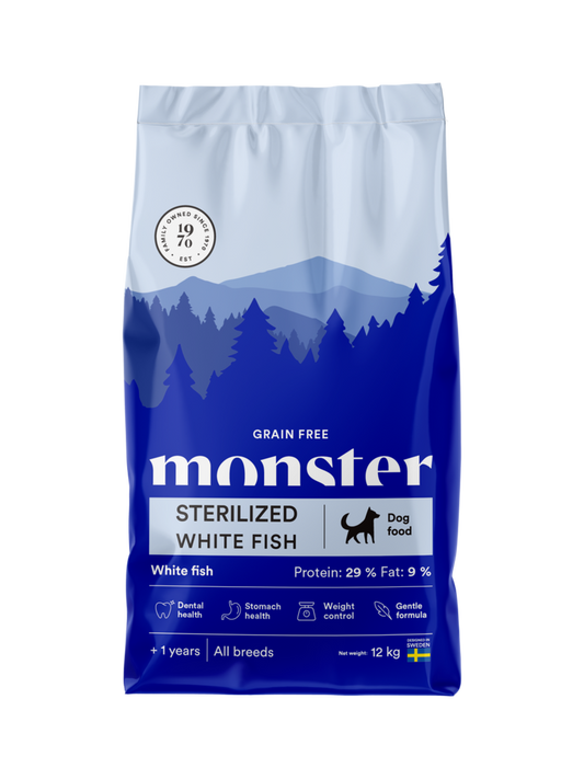Monster Dog GF Sterlized Fish 12kg