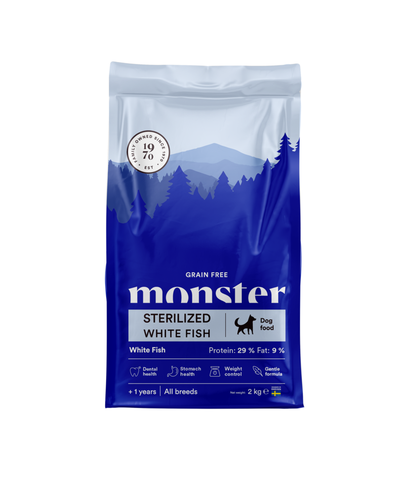 Monster Dog GF Sterilized Fish 2kg