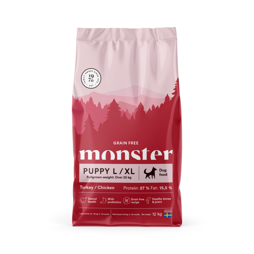 Monster Puppy L/XL GF Turkey/Chicken 12kg