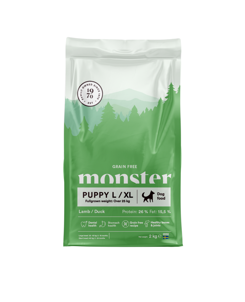 Monster Puppy L/XL GF Lamb/Duck 2kg