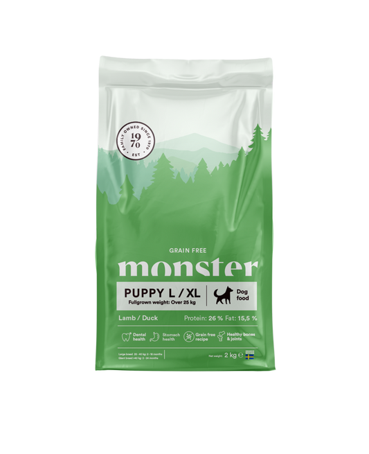 Monster Puppy L/XL GF Lamb/Duck 2kg