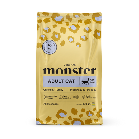 Monster Cat Original Adult Chick/Turkey 400gr