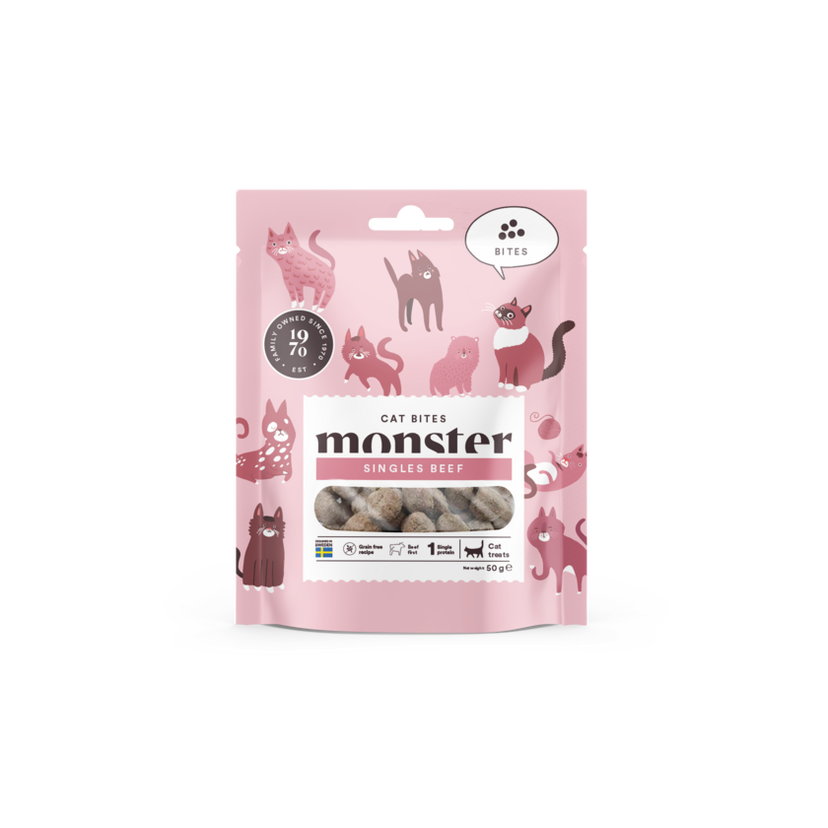 Monster Cat Bites Beef 50g