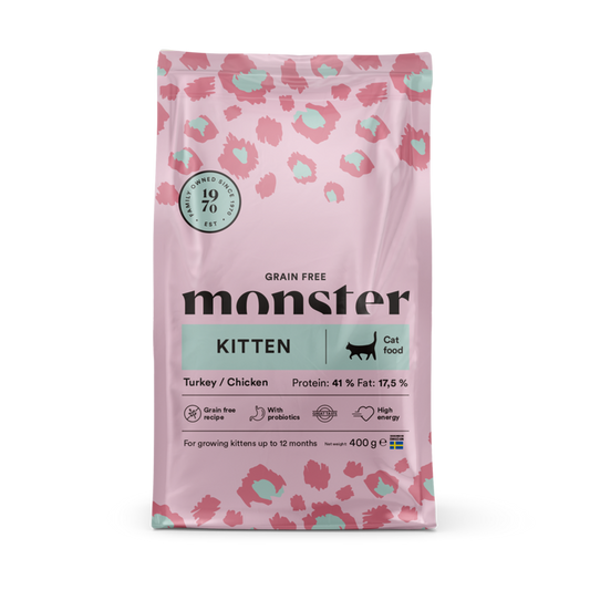Monster Cat GF Kitten Turkey/Chick 400gr