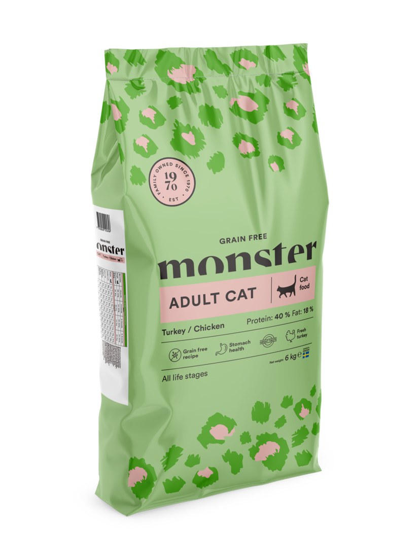 Monster Cat GF Adult Turkey/Chick 6kg