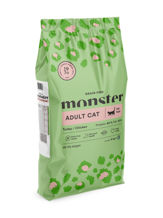 Monster Cat GF Adult Turkey/Chick 6kg
