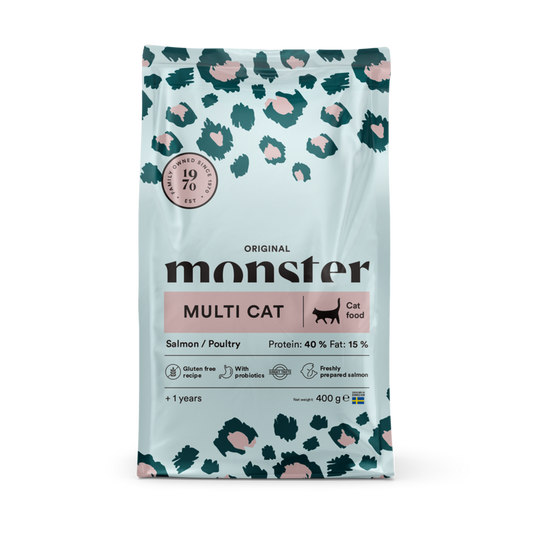 Monster Cat Original Multicat Salmon/Poultry  400gr