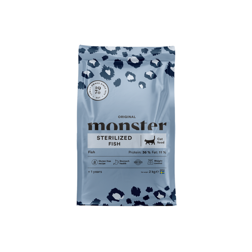 Monster Cat Original Sterilized Fish 2kg
