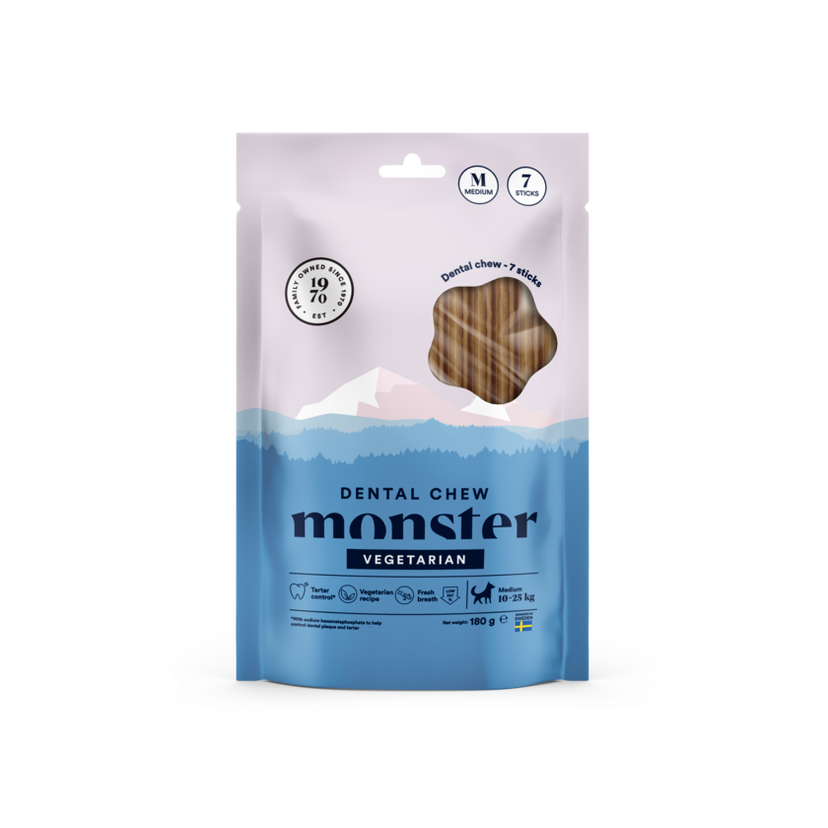 Monster Dog Dental Chew Veg. M Week