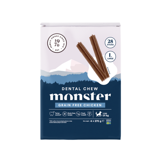 Monster Dental Chew GF Chicken L Month