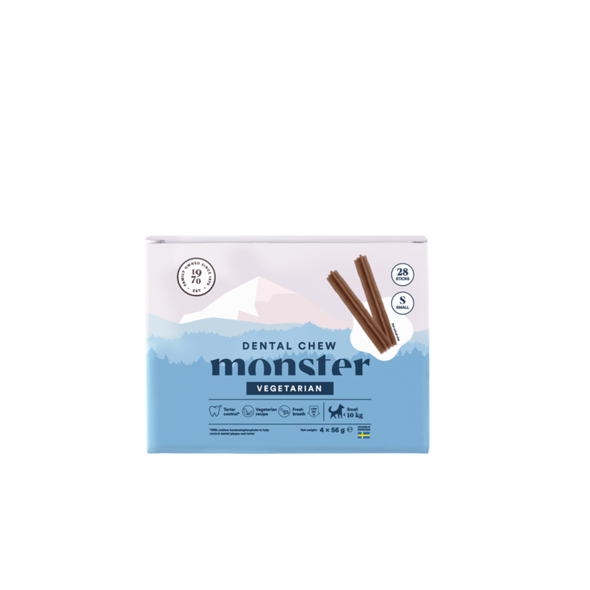 Monster Dog Dental Chew Veg. S Month
